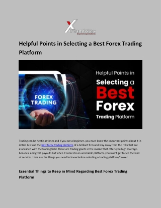 Best Forex Trading Platform2