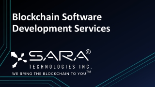 Blockchain Software Development Services