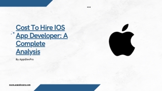 Cost To Hire IOS App Developer: A Complete Analysis