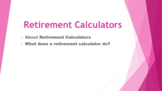 Calculator for Pension and Retirement Planning | Motilal Oswal