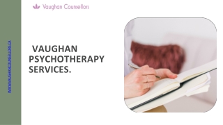 Looking for psychotherapy services in Vaughan