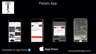 Pedals App - Avaialble on App Store
