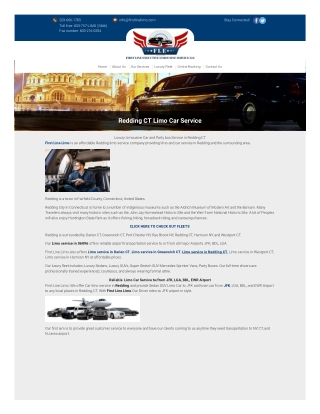 Redding CT Limo  Service