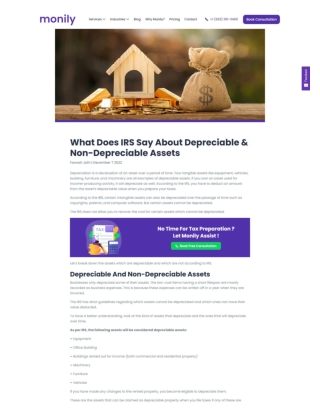 What Does IRS Say About Depreciable & Non-Depreciable Assets