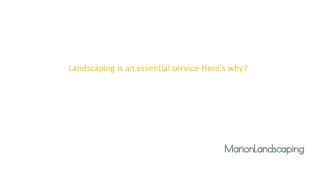 Get landscape construction in Marin County Services through Marionlandscaping