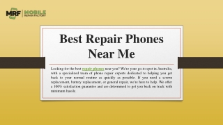 Best Repair Phones Near Me | Mobilerepairfactory.com.au