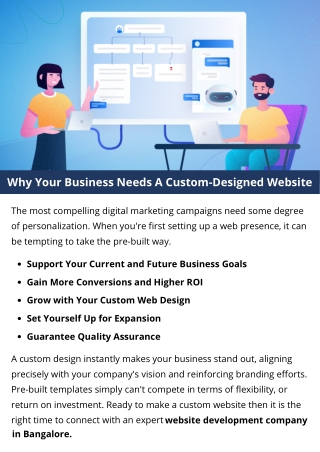 Why Your Business Needs A Custom-Designed Website