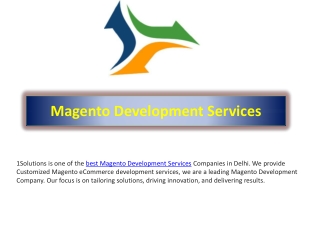 Magento Development Services