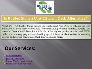 paving contractor - azrubberstone