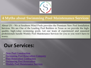 New Pool Construction - Southernwindpools