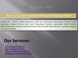 Sales Funnel Software - cyberfunnels
