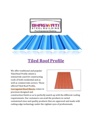 Tiled Roof bhagwati