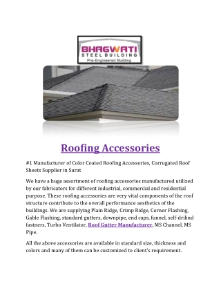 Roofing Accessories