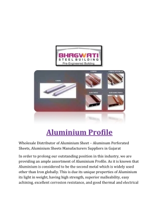 Aluminium Profile bhagwati