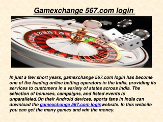 Gamexchange 567.com login