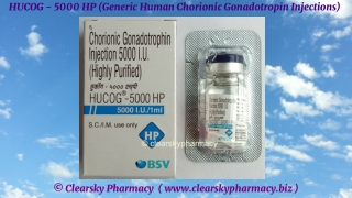 Hucog - 5000 HP (Generic Human Chorionic Gonadotropin Injections)