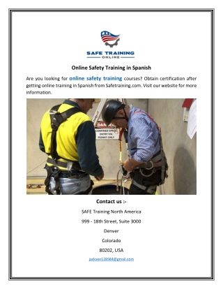 Online Safety Training in Spanish