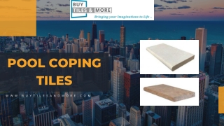 Buy pool coping tiles for your home at 40% discount