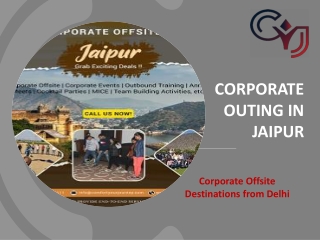 Corporate Outing in Jaipur