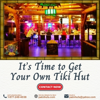 It’s Time to Get Your Own Tiki Hut