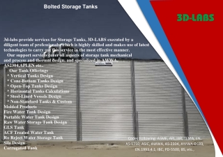 bolted storage tank