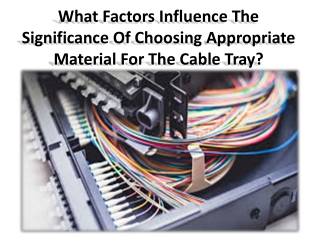 9 main benefits of FRP cable trays