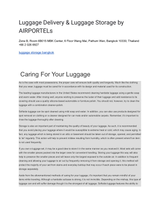 Luggage Delivery & Luggage Storage by AIRPORTELs (1)