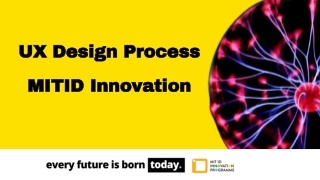 UX Design Process - MIT ID Innovation
