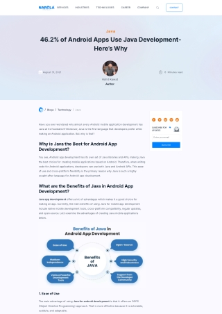 46.2% of Android Apps Use Java Development- Here’s Why
