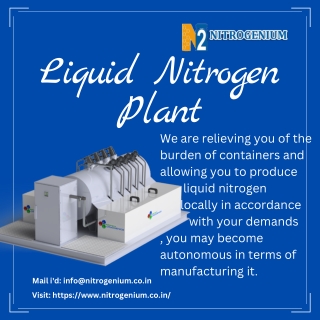 Liquid Nitrogen Plant