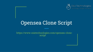 Opensea Clone Script
