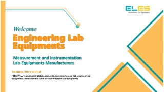 Measurement and Instrumentation Lab Equipments Manufacturers