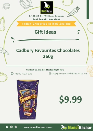 Cadbury Favourites Chocolates 260g - Mandi Bazaar