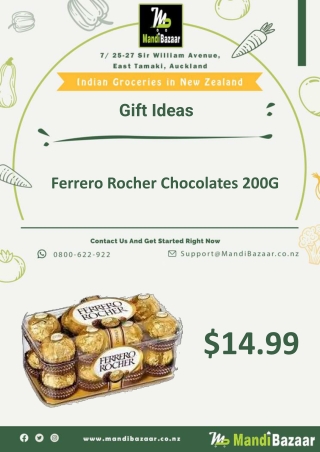 Ferrero Rocher Chocolates 200G - Mandi Bazaar