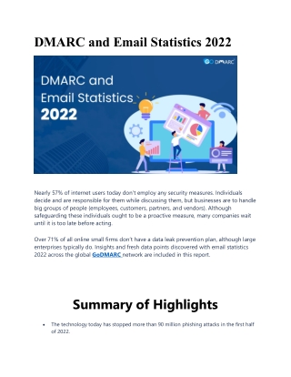 Statistics of Phishing Attacks |GoDMARC