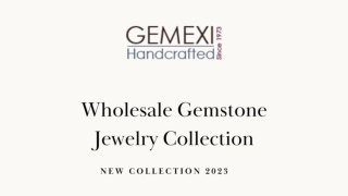 Wholesale Silver Gemstone Jewelry Collection