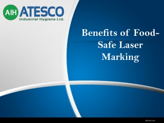 Benefits of Food-Safe Laser Marking