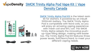 SMOK Trinity Alpha Pod Vape Kit