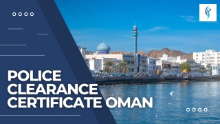 Police Clearance Certificate Oman