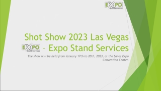 Shot Show 2023 Las Vegas – Expostandservices