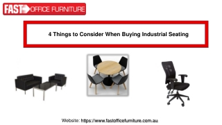 4 Features to Consider When Buying Industrial Seating | Fast Office Furniture