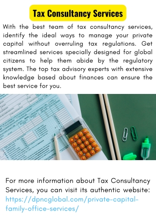 Tax Consultancy Services