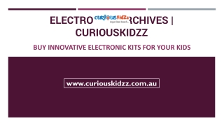 Buy Innovative Electronic Archives Kits At Curiouskidzz