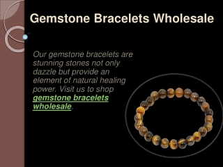 Gemstone Bracelets Wholesale