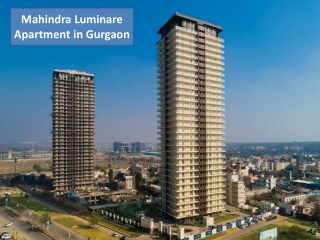 Mahindra Luminare Apartment on Rent in Gurgaon
