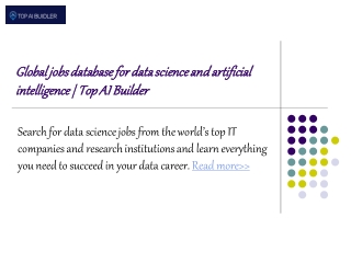 Data science jobs in Germany