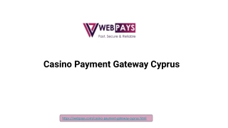 Casino Payment Gateway Cyprus