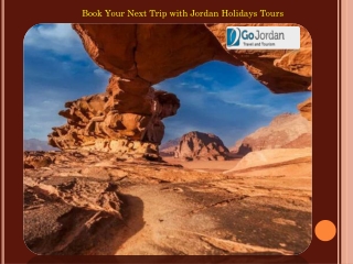 Book Your Next Trip with Jordan Holidays Tours