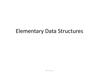 Elementary Data Structures