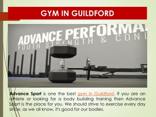 Gym in Guildford